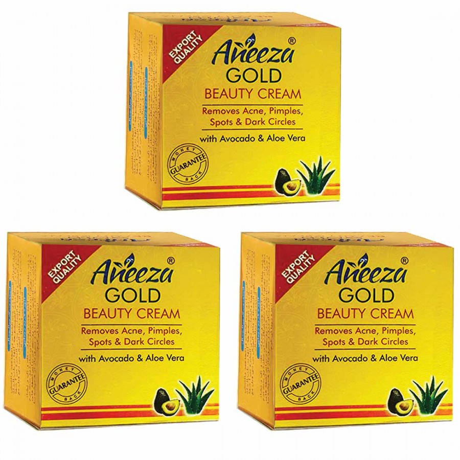Aneeza Gold Beauty Cream 50gm, Pack Of 3. The Youth Face